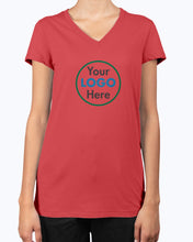 Load image into Gallery viewer, Bella Ladies V-Neck B6005 F