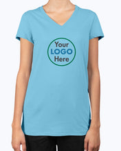 Load image into Gallery viewer, Bella Ladies V-Neck B6005 F