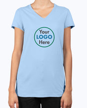 Load image into Gallery viewer, Bella Ladies V-Neck B6005 F