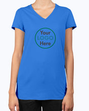 Load image into Gallery viewer, Bella Ladies V-Neck B6005 F