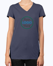 Load image into Gallery viewer, Bella Ladies V-Neck B6005 F