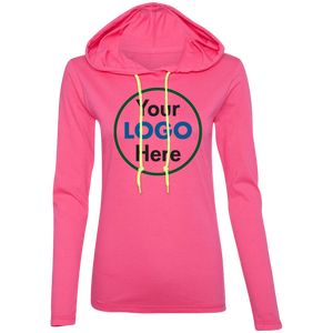 887L Ladies' LS T-Shirt Hoodie