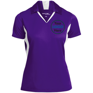 LST655 Ladies' Colorblock Performance Polo CC