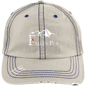 6990 Distressed Unstructured Trucker Cap