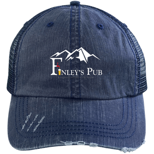 6990 Distressed Unstructured Trucker Cap