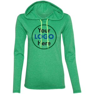 887L Ladies' LS T-Shirt Hoodie