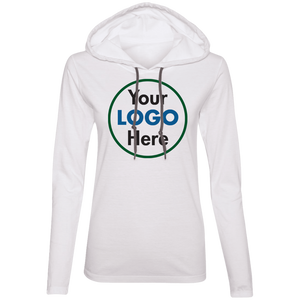 887L Ladies' LS T-Shirt Hoodie