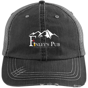 6990 Distressed Unstructured Trucker Cap