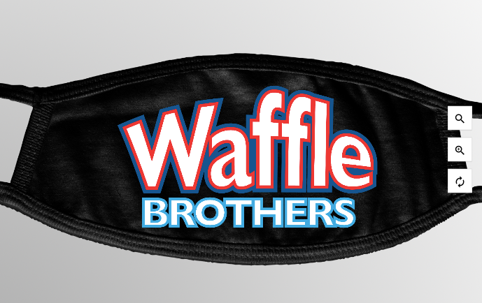 Waffle Brothers Face Mask